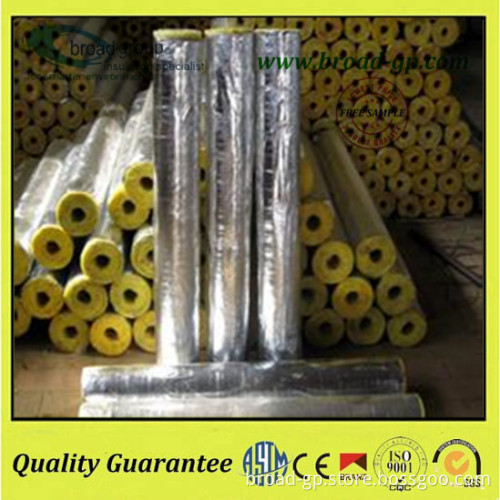 Rock Mineral Wool Tubes Insulation With Aluminum Foil